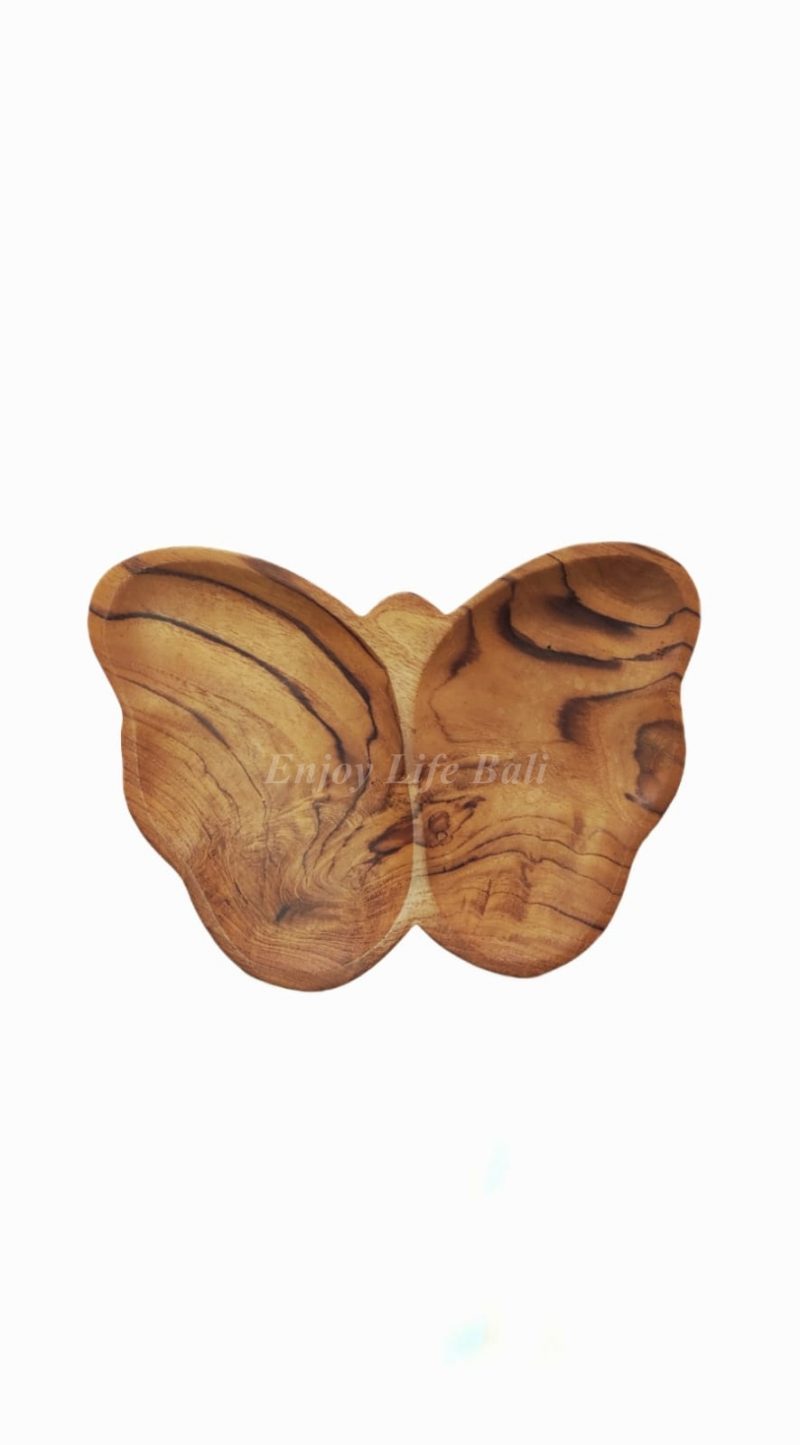 Butterfly Plate - Wooden