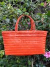 Jali Weave Eco Handbag - Orange