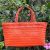 Jali Weave Eco Handbag - Orange